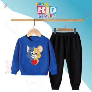 Tom and Jerry Sweatshirt and Trouser Set – Blue