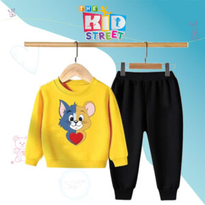 Tom and Jerry Sweatshirt and Trouser Set – Yellow