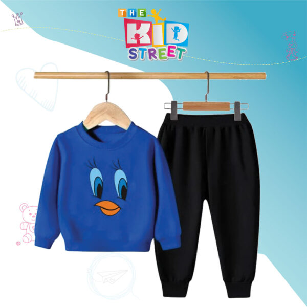 Tweety Face Sweatshirt Set - Blue