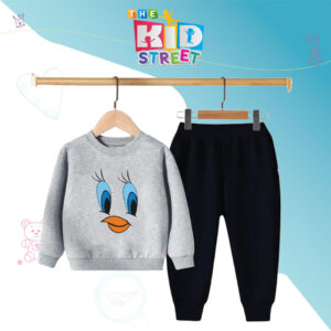 Tweety Face Sweatshirt Set - Grey