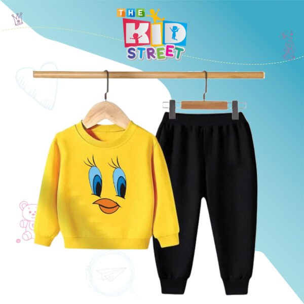 Tweety Face Sweatshirt Set – Yellow