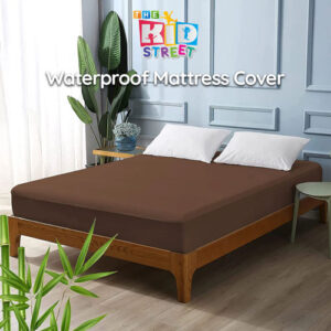 Waterproof Mattress Protector - Brown