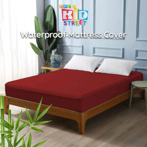 Waterproof Mattress Protector - Maroon