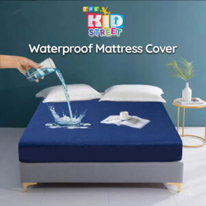 Waterproof Mattress Protector - Navy Blue