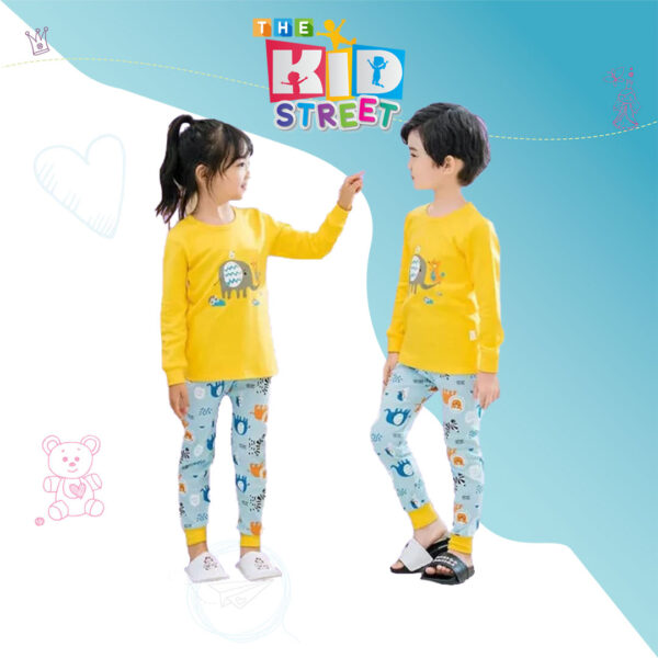 Yellow Elephant Full Sleeves Set