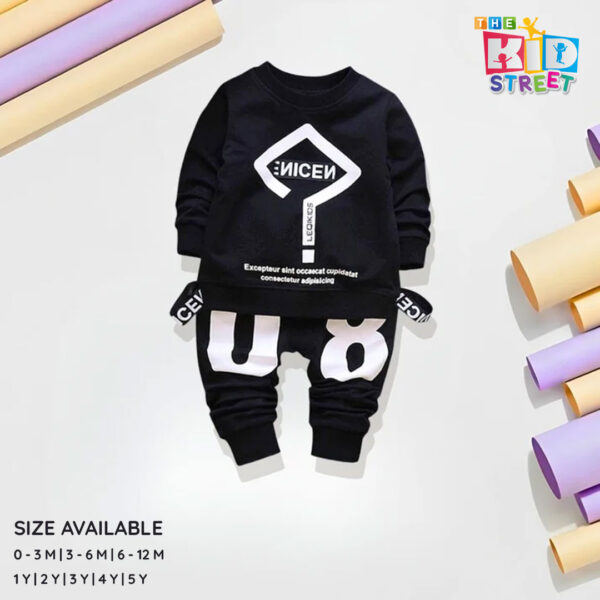 Black Stylish Sweatshirt and Trouser