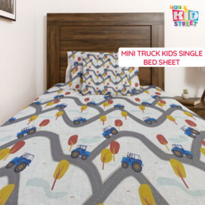 Mini Truck Kids Bed Sheet