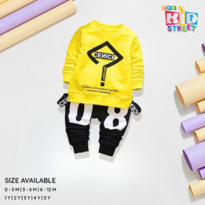 Yellow Stylish Sweatshirt and Trouser