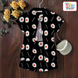 Daisy-Printed-Set---Black