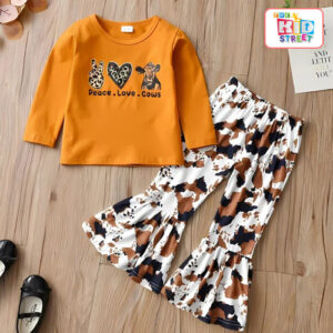 Peace-Love-Cows-Printed-Set---Orange