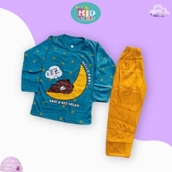 Night Bear Printed Kids Wear - Image 2